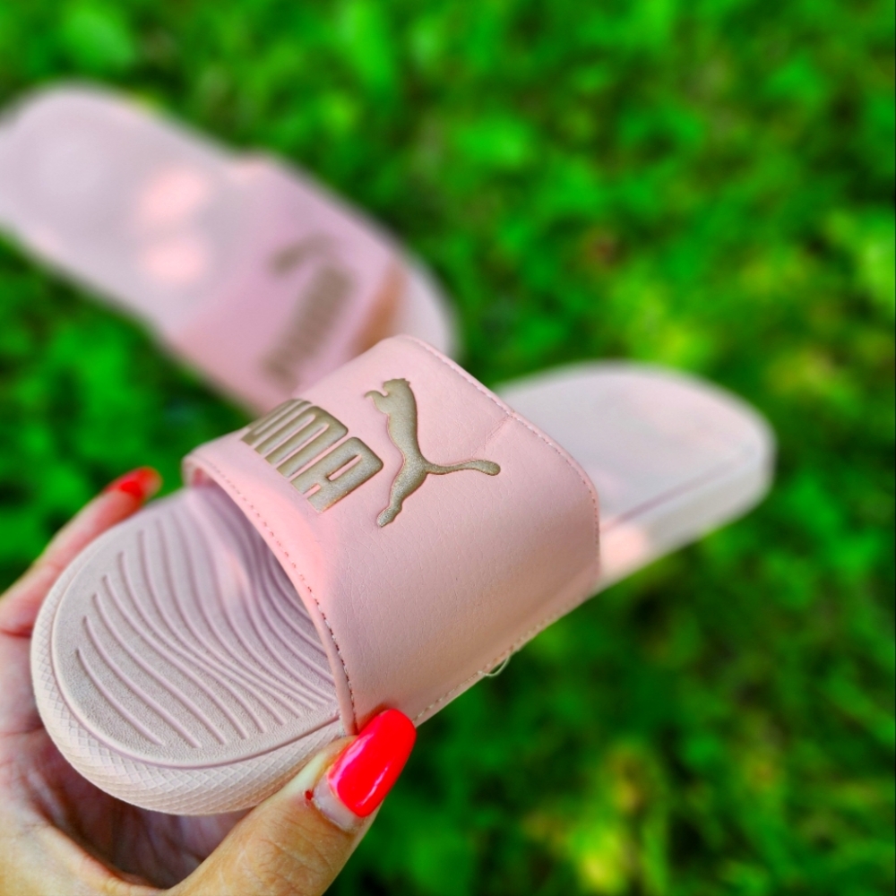 PUMA Girl's Cool Cat Slide Sandals Size 1